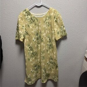 Jessica Howard Yellow and Green Floral dress